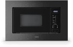 Klarstein Magnetron Verosteel inbouwmagnetron met grill – 20 l, 700 W & 800 W grill, 8 programma's, touchbediening, roestvrij staal, geïntegreerde magnetron, zwart roestvrij staal - 20L - voor Keuken - Timer - RVS - Microwave — thumbnail 1