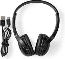Nedis Draadloze On-Ear Koptelefoon - Maximale batterijduur: 8 uur - Ingebouwde microfoon - Drukbediening - Ondersteuning voor spraakbesturing - Volumebediening — thumbnail 6