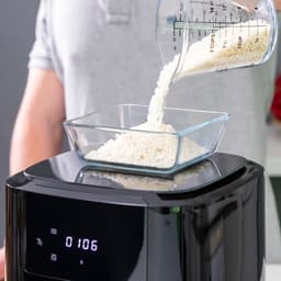 Pack Luchtfriteuse met mand en Opvouwbaar siliconen mandje voor airfryer InnovaGoods — thumbnail 16