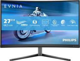 Philips Evnia 5000 27M2C5200W - Full HD Curved Gaming Monitor - 280hz - 27 inch — thumbnail 1