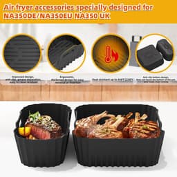 Airfryer Accessoireset - 24-delige set - multifunctioneel - BPA-vrij - siliconen en roestvrij staal — thumbnail 4