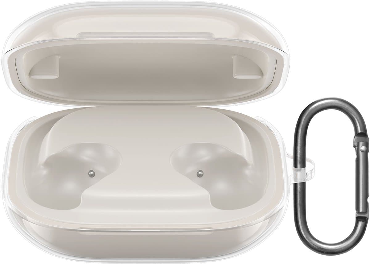 kwmobile Earphones Case for Beats Powerbeats Pro 2 Case - Clear TPU Silicone Earbuds Cover - Transparent — afbeelding 1