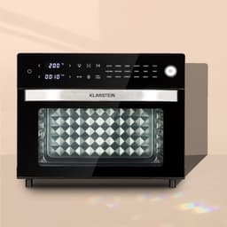 Klarstein Vigor Air XXL heteluchtfriteuse, 1800 W, 30 liter inhoud, 18 programma's, boven- en onderwarmte, zwart — thumbnail 8