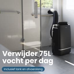 Auronic Mobiele Airco - 12.000 BTU - 4-in-1 - Airconditioning met 2 Raamafdichtingskits - Ventilator - Ontvochtiger - Tot 35m² - Zwart — thumbnail 11