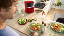 Bosch MAF462R0 Airfryer - Serie 4 - 6,1L - Ontdooifunctie - Dual heating - Warmhoudfunctie - 7 programma's - Tot 4 personen - Dieprood — thumbnail 9
