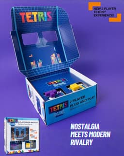 Tetris Duel - TV plug & play - 2 wireless controllers - retro gaming — thumbnail 7