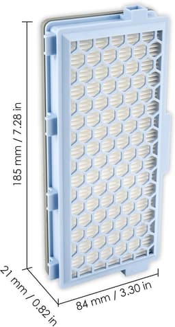 Vervangende HEPA-filters voor Miele Guard GN Hycean3D stofzuigers S8340/C2/C3/S6 S1/L1 Compact C1/Complete C2 - Inclusief 3 HEPA-filters 3 Airclean-uitlaatfilters en 3 motorafdekkingen Verpakking van 9 — thumbnail 7