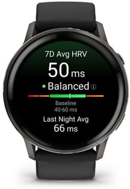 Garmin Venu 4 - Multisport smartwach - 45 mm - AMOLED - Slate Grijs/Zwart — thumbnail 7