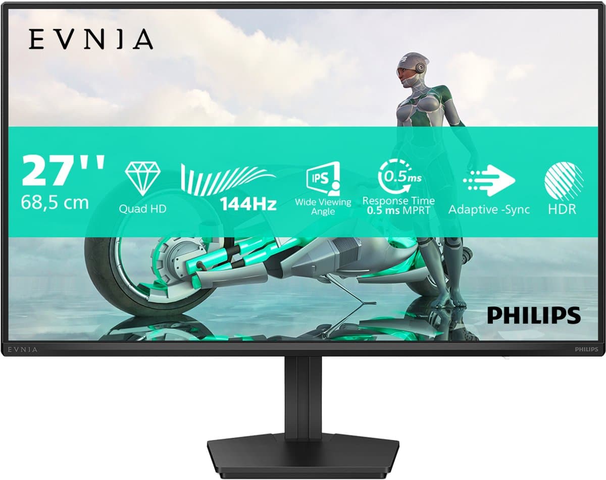 Philips 27M2N3500NF/00 computer monitor 68,6 cm (27") 2560 x 1440 Pixels Zwart — afbeelding 1