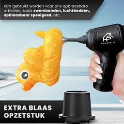 HomeShift® Auto Stofzuiger Draadloos V2 - Kruimelzuiger - Handstofzuiger - Kleine Stofzuiger - Draadloze stofzuiger - Air Duster - Nat & Droog - Zwart — thumbnail 6