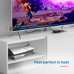 YONO Standaard Horizontaal geschikt voor PS5 SLIM - Houder Playstation 5 Stand Accessoires Beugel - Zwart — thumbnail 7