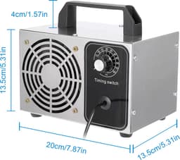 Happyment Ozongenerator - Ozon Luchtreiniger - Luchtreinigers - Ionisator - Ozon Generator - Apparaat — thumbnail 3