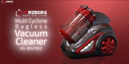 Herzberg HG-8047RED: Stofzuiger Zonder Stofzak Met Meerdere Cyclonen — thumbnail 14
