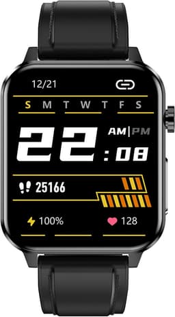 Belesy® INTELLIGENT - Smartwatch Dames - Smartwatch Heren - Horloge - 1.70 inch – kleurenscherm – Stappenteller – Calorieën - Gezondheidsindicatoren – Je eigen foto als wijzerplaat - Leer – Zwart - Moederdag — thumbnail 12