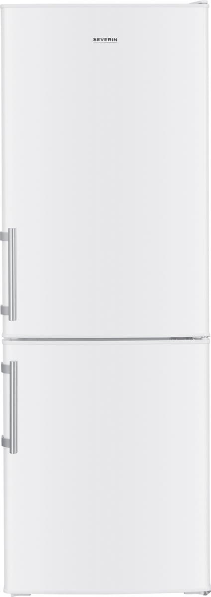 Severin DT 8770 Koel/vriescombinatie - Wit - 173 liter (151/52) - Energielabel C - Groentebox - LED verlichting - 4* vriesvak - openingsalarm - verstelbare planken - draairichting deur aanpasbaar - 142,5 x 49,5 x 56,0 cm — afbeelding 1
