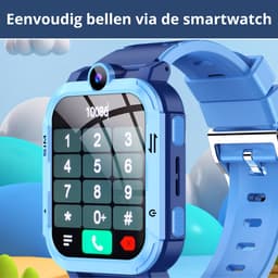 Voltura Smartwatch Kinderen - GPS Horloge Kind Met Simkaart - GPS Tracker - Kinder Smartwatch - Smartwatch Android - 4G - Videobellen - HD Camera - SOS-Knop - Whatsapp en SMS - Elke polsmaat - Nederlands - Incl. Simkaart - Zwart — thumbnail 13