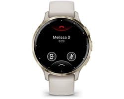 Garmin Venu 3s - Smartwatch - AMOLED-Scherm - 41mm - Ivory