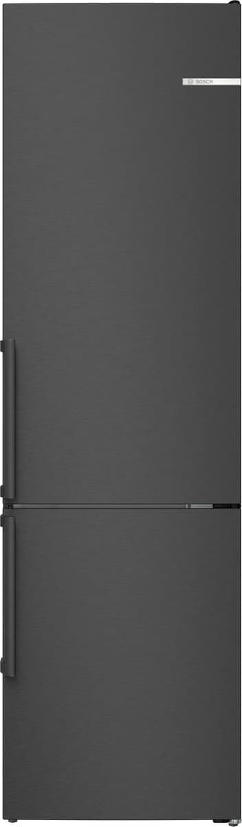 Bosch - KGN39VXAU - Serie 4 - Koel-vriescombinatie - 203cm hoog - Energielabel A - Zwart - Zeer stil - Total No Frost nooit meer ontdooien - Extra veel ruimte voor versproducten metVitaFresh XXL — afbeelding 1