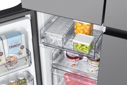 Samsung Series 8 RM70F67RDR, Vrijstaand, Frans deur, Roestvrijstaal, 4 deur(en), Real Stainless, R600a — thumbnail 6