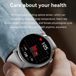 DrPhone DTX Ultra2 – 1.43 Inch AMOLED Smartwatch – Smartwatch Met Mobiele App – Always On Smartwatch – Volledige Belfunctie – Zuurstof/Hartslag/Bloeddruk meter - Zwart — thumbnail 19