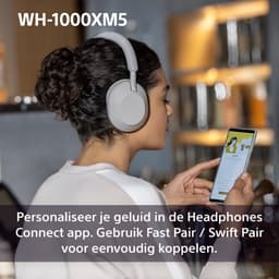 Sony WH-1000XM5 - Draadloze koptelefoon met Noise Cancelling - Zwart — thumbnail 6