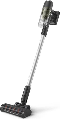 Philips Steelstofzuiger Draadloos XC3033/01 - Zuigmond met LED verlichting - Zonder Zak - Met Kruimeldief - Batterijduur tot 60 min - Lichtgewicht - Zwart — thumbnail 10