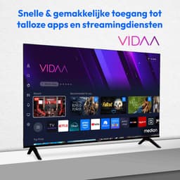 MEDION 108 cm (43″) QLED Ultra HD TV (Smart-TV, 4K, Dolby Vision HDR, VIDAA Store, Prime Video, Disney+, DAZN, Paramount+, Dolby Atmos, HbbTV, PVR, Bluetooth, MD 843601) — thumbnail 6