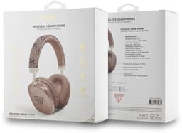 Guess 4G Triangle Bluetooth Stereo Over-Ear Koptelefoon - Bruin — thumbnail 4