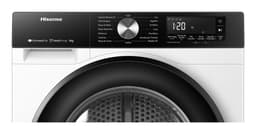 Hisense DH3S902BWCC - Condensdroger - 9 kg - Vrijstaand - Voorbelading - Warmtepomp - Wit - Draaiknop - TouchControl - 63 dB(A) - Ion Refresh - Allergy Care - Auto Dry — thumbnail 9