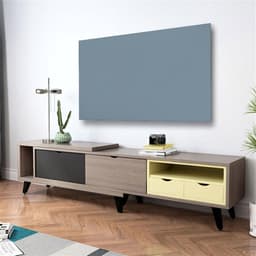 Tv-afdekking - Schermbeschermer - Stofvrij Houden - Halfgesloten Achterkant - Tot 75 Inch - Ballonmaan — thumbnail 2