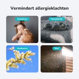 Bloomfold Luchtreiniger - Air Purifier - HEPA 13 filter + koolstoffilter - CADR: 240m3/h - Luchtkwaliteit indicator - 3 standen + slaapstand — thumbnail 10