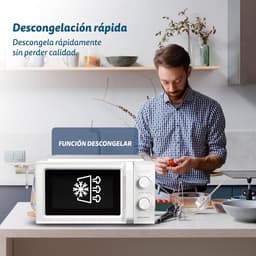 Magnetron 20 Liter 700W met 5 Vermogensstanden en Ontdooifunctie - Compacte Oven — thumbnail 5