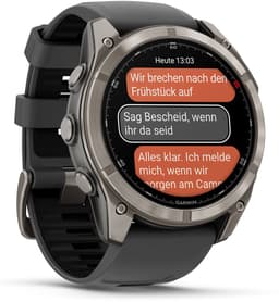 Garmin fenix 8 Pro - Smartwatch - 51 mm - AMOLED - Ingebouwde inReach® technologie - LTE connectiviteit - Tot 27 dagen batterijduur - Titanium — thumbnail 8
