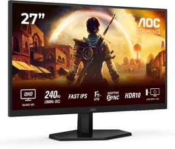 AOC Q27G42ZE - QHD IPS Gaming Monitor - G-Sync Compatible - 27 inch - 240Hz — thumbnail 13