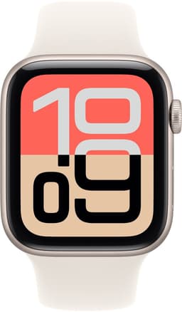Apple Watch SE 3 - Wifi - 44mm - Starlight Aluminium Case with Starlight Sport Band - S/M — thumbnail 3