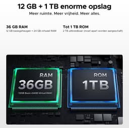 DOOGEE Blade 20 Max 4G - Robuuste Smartphone - Robuuste Telefoon - 36GB RAM + 1TB ROM /2TB TF - Helio G100 - 11800 mAh/ 33 W - 6,6 inch + 120 Hz - 3 kaartsleuven - 20MP Nachtzicht - Face ID - IP68 - Natuurlijk — thumbnail 8