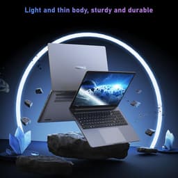 Acemagic AX16 Laptop - 16 inch Full HD Notebook - In-tel Alder Lake N95 (tot 3,4 GHz) - 16 GB DDR4 RAM 512 GB SSD - WiFi- BT5.0 - Type C -Grijs — thumbnail 8