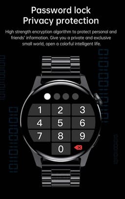 DrPhone ModelX5 - Metalen Smartwatch 46mm - A-GPS - Sport Mannen - Touchscreen - Berichten - Bluetooth Bellen + Extra Siliconen Band - Zwart — thumbnail 6