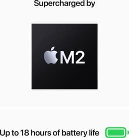Apple MacBook Air (2022) MLXW3N/A - 13.6 inch - Apple M2 - 256 GB - Spacegrijs — thumbnail 3