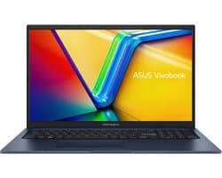 ASUS Vivobook 17 P1704VA-AU491X Intel® Core™ i7 i7-1355U Laptop 43,9 cm (17.3") Full HD 16 GB DDR4-SDRAM 512 GB SSD Wi-Fi 6E (802.11ax) Windows 11 Home Blauw