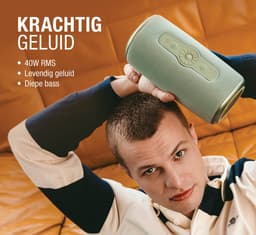 Fresh 'n Rebel Bold L3 - Waterdichte Bluetooth Speaker - Draadloos - 25 uur Speeltijd - Dried Green — thumbnail 7