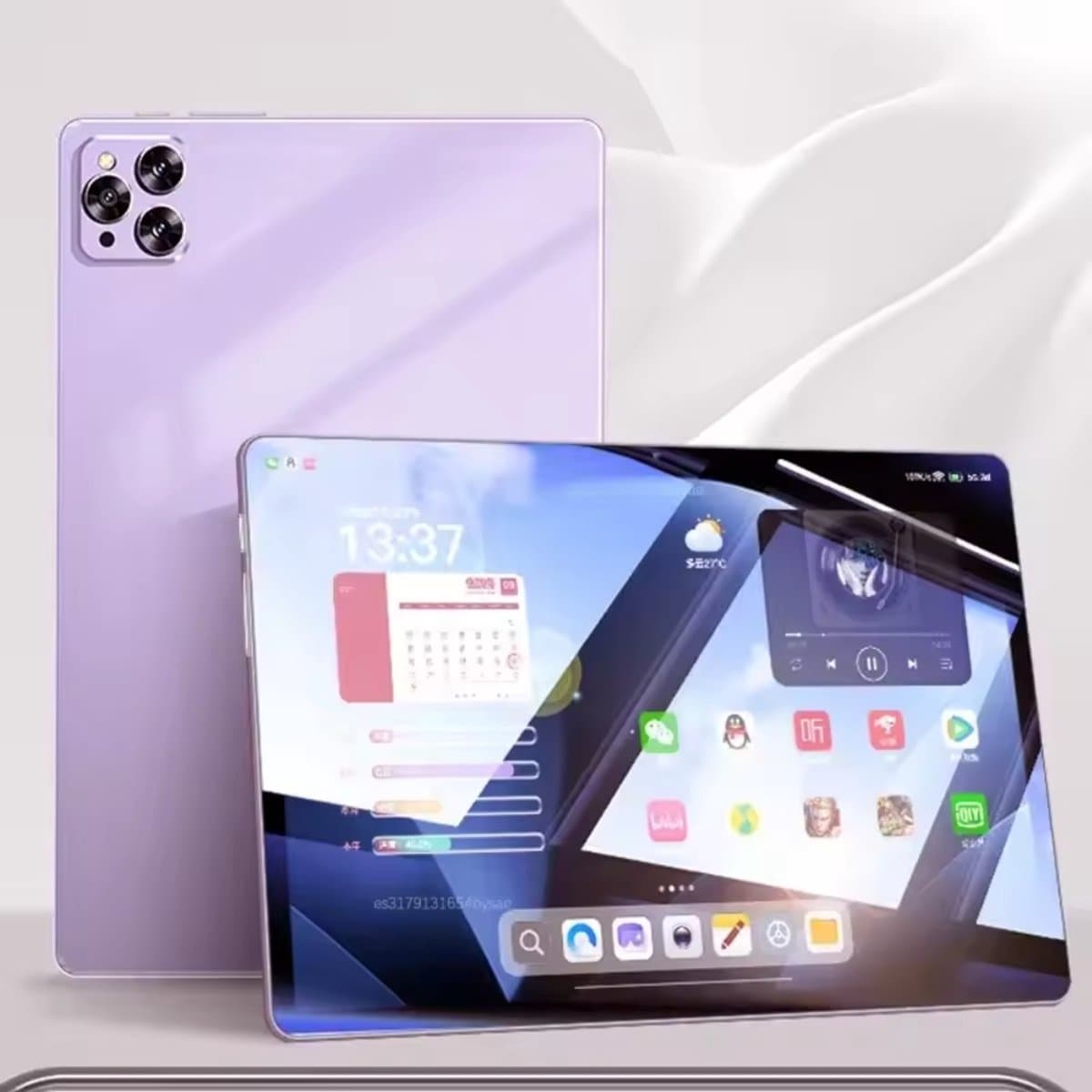 Mookes Pad 8 Pro Tablet 10.1 inch Androi Global Snapdragon 8gen2 16GB 1024GB10000 mah 5G Dual SIM WIFI HD Volledig Scherm -Purple — afbeelding 1