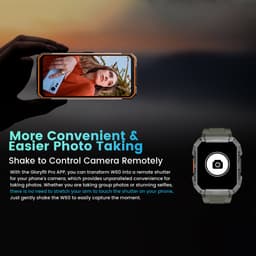 Blackview W60 Smartwatch voor heren - fitnesshorloge met telefoonfunctie (bellen/ontvangen) - kompas - IP68 waterdicht - sporthorloge met 100+ sportmodi - hartslag- en slaapmonitor - stappenteller - geschikt voor Android en iOS - Grijs — thumbnail 6