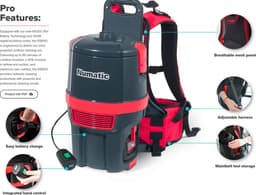 Numatic rugstofzuiger RSB150-NX met accu — thumbnail 3