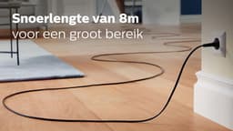 Philips Stofzuiger zonder Zak XB9154/09 - Lang Snoer - Alle Vloertypen - Met HEPA 13 Allergiefilter - Bediening in Handvat - Incl 2 Extra Mondstukken - Zwart — thumbnail 4