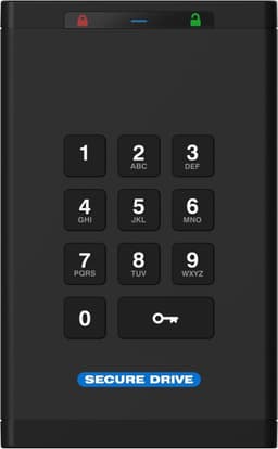 SecureDrive KP 2TB HDD - PIN code - FIPS 140-2 Level 3 validated — thumbnail 1