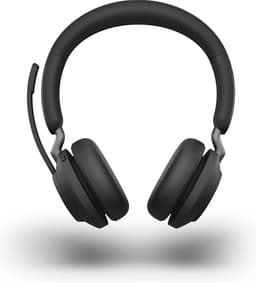 Jabra Evolve2 65 UC Stereo Headset USB-C - UC-gecertificeerd (Zoom, Google Hangout, Avaya, Mitel ...) - Incl. Laadstandaard - Zwart — thumbnail 1