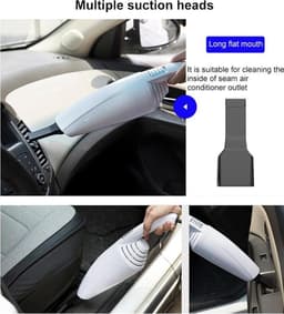 DL Auto Stofzuiger Draagbare Handheld Nat Droog Autostofzuiger Met Sterke Zuigkracht Car Vacuum Cleaner — thumbnail 10