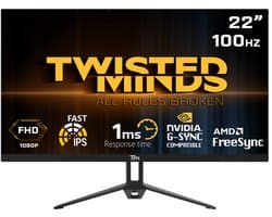 Twisted Minds Flat Gaming Monitor 22" Fhd - 100Hz