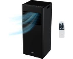 MOA Mobiele Airco - 7.000 BTU - 3-in-1 - Met Afstandbediening - Tot 22m² - Airconditioner met Ontvochtigingsfunctie - Raamafdichtingskit - Zwart